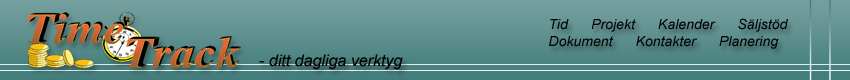 tidsredovisning tidredovisning projektredovisning projektuppföljning dokumenthantering kalender tidregistrering projekthantering